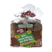 Healthy Life 100% Whole Wheat Hot Dog Buns - 8 CT