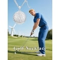 thumbnail image 2 of Dorunmo Golf Necklace 925 Sterling Silver Sport Pendant Golf Lover Gifts for Men Women Men, 2 of 6