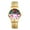 gold, variant on Women's Ultra Thin Easy Reader Watch with Elastic Strap Golden/Silver Tone Stretch Band Watches