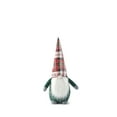 thumbnail image 5 of The Lakeside Collection Christmas Gnome Accent Pillows Tartan Hat Plush Toy, Polyester, 5 of 6