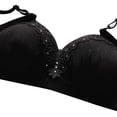 thumbnail image 4 of VALSEEL Side-Support Wireless Bra with Seamless Cups - Women's Side Retraction No Steel Underwear Strap Type Thin Mould Cup Breathable Bra, 4 of 7
