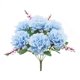 thumbnail image 5 of Centro de mesa de flores artificiales, mesa para el hogar, decoración floral, banquete de boda, tela de seda, flor falsa, azul cielo Methold HA6703-05B, 5 of 6