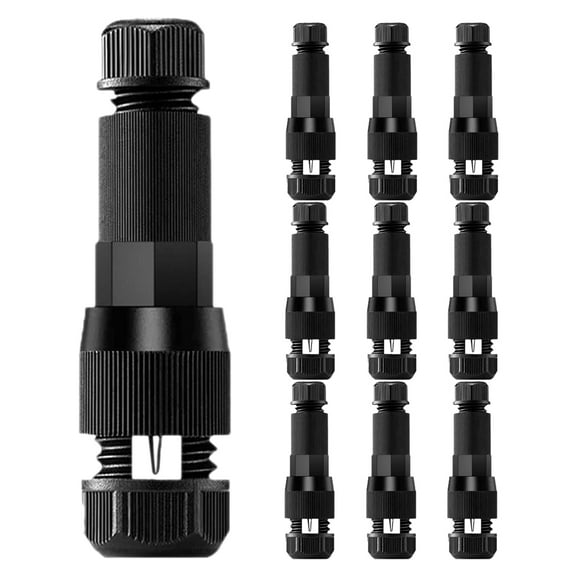 Dayesque 10pcs Low Voltage Garden Landscape Light Wire Connectors for Pathway Yard Outdoor Lighting