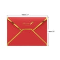 thumbnail image 2 of Unique Bargains Enveloppes d'Invitation à Rabat, Rouge, Lot de 10, 2 of 5