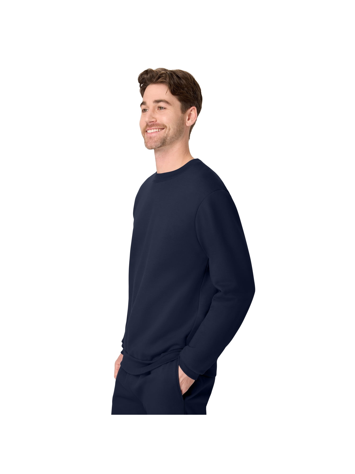 Hanes Men's & Big Men's Essentials Fleece Crewneck Sweatshirt, Sizes S-5XL