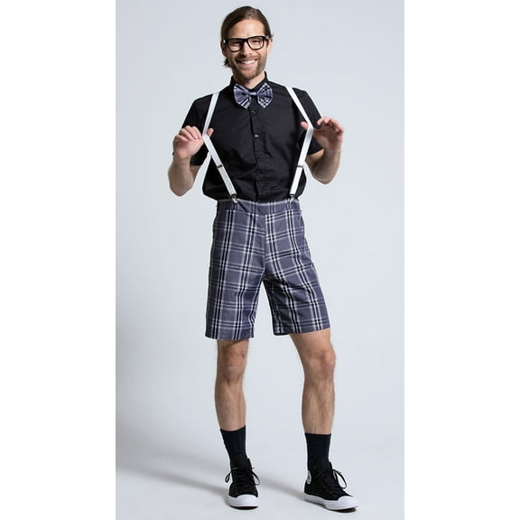 Music Legs Men's Classroom Nerd Costume, Men's Nerd Costume
