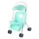 thumbnail image 4 of Cochecito de muñecas, cochecitos, carrito de empuje, juguete de simulación para bebés y niños pequeños Pasto verde, 4 of 9