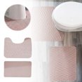 thumbnail image 1 of MKHSQHDG Sales Today Clearance Bathroom Rug of 2 Absorbent Bath Mat & U Shaped Rug Soft Quick Dry Textured Bathroom Floor Mats for Bathroom Tub & Shower, 1 of 7