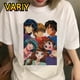 thumbnail image 2 of Camiseta con estampado de dibujos animados para mujer, ropa de calle de Anime japonés, Marmalade, de gran tamaño, Manga corta, 2 of 5