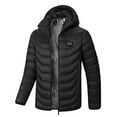 thumbnail image 1 of Electric Heated Jacket with Hood - 4-Level Temperature Control Cozy Outerwear for Cold Weather - M09-23 European Size S - Battery and Powerbank Not Included, 1 of 6