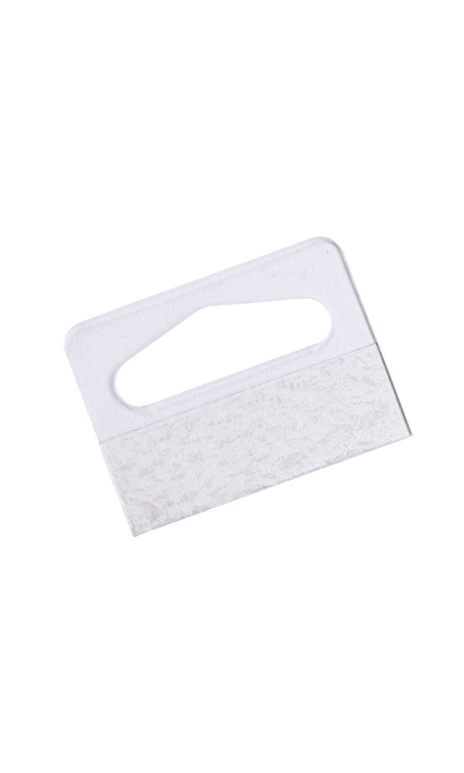 20 Tabs 1.75" x 1.5" DURABLE CLEAR  PLASTIC HANG TABS with HEAVY DUTY ADHESIVE 