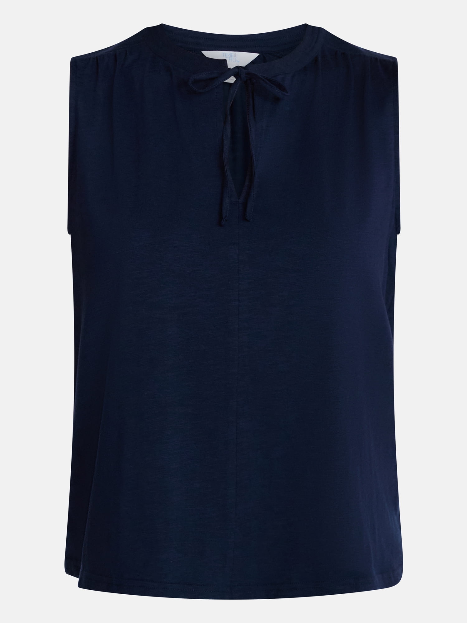 Time and Tru Women’s Tie Front Top, sizes XS-XXXL
