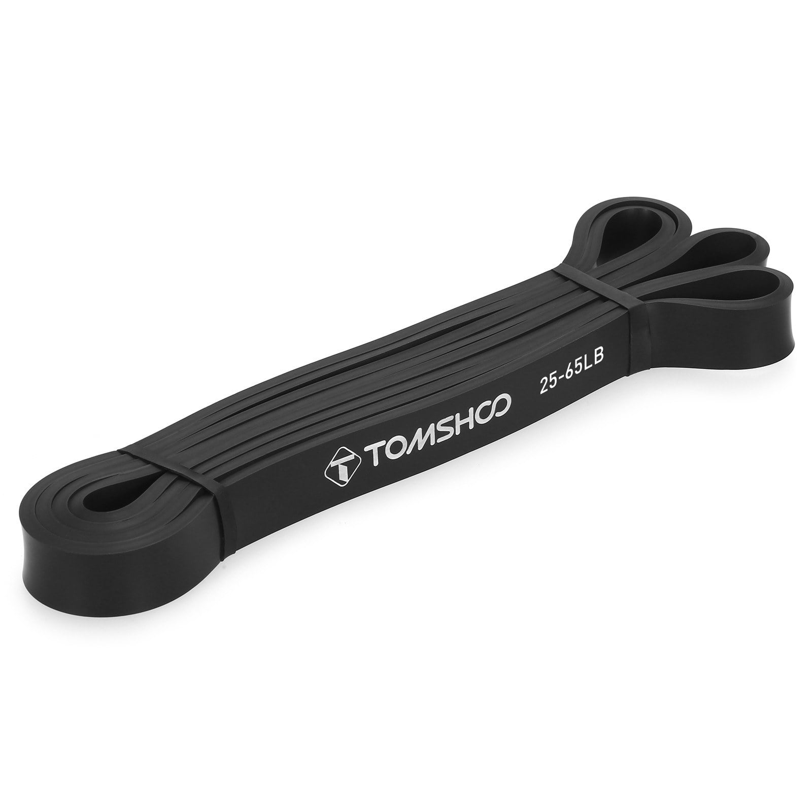TOMSHOO Resistance Loop Band for Powerlifting with Carry Bag