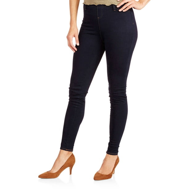 Faded Glory - Faded Glory Women's Full Length Knit Color Jegging ...