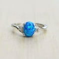 thumbnail image 3 of GKNET White Fire Opal Ring for Women Wedding Party 925 Silver Rings Delicate Jewelry Size 6-10-06# Heart Opal-9, 3 of 9