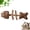 B, variant on Funny Fish Bone Cat Dental Chew Toys, Natural Catnip & Silvervine Teeth Cleaning Stick, Fix Cat Dental Health, Durable Wooden Feline Tooth Care Tool