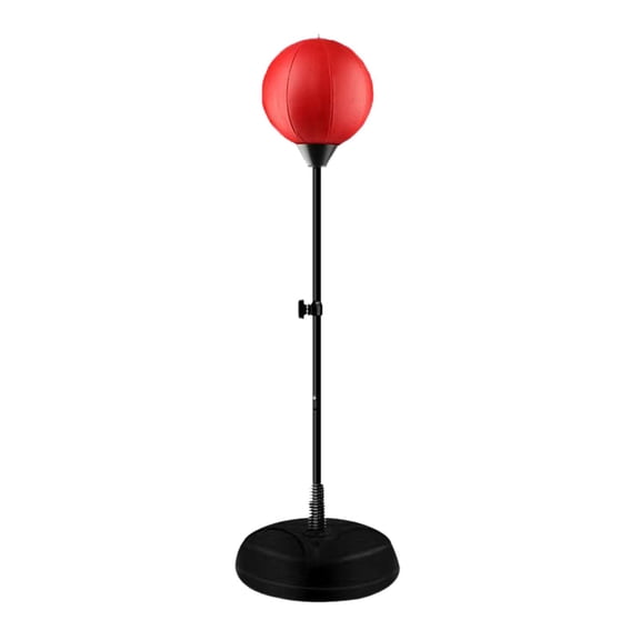 Saco de boxeo deportivo con base desmontable y gran capacidad, fácil de montar. Rojo