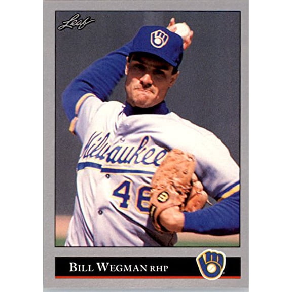 1992 Leaf #196 Bill Wegman MLB Baseball Trading Card