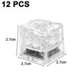 thumbnail image 2 of Light Up Ice Cubes, 12 Pack Multi Color Led Ice Cubes, Reusable Glowing Flashing Ice Cube For Club Bar Party, 2 of 5
