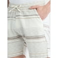 thumbnail image 4 of Fly By Night Men’s and Big Men’s Passport Striped Shorts, 6" Inseam, Sizes S-3XL, 4 of 5
