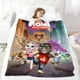 thumbnail image 5 of Talking Tom anti-pilling, suave, ligera, esponjosa y acogedora de lujo para hogar y cocina – Perfecta para niños y adultos,200X150cm, 5 of 6