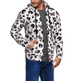 thumbnail image 3 of Zip Up Hoodies for Men - Leopard print butterfly Long Sleeve Comfrt Men'S Fashion Hoodies & Sweatshirts, Jackets for Men Hoodies Pullover Clothing Clothes with Pouch, 3 of 5