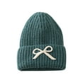 thumbnail image 7 of Herrnalise Classic Winter Knit Kids Hat Skull Cap for Toddler Boys Autumn Fisherman Beanie Green04, 7 of 7