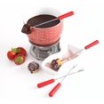 thumbnail image 2 of Juego de fondue Mastrad: incluye olla de cerámica, tenedores de acero inoxidable, portavelas, vela y soporte para calentar. Derrite chocolate, queso y mucho más., 2 of 3