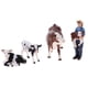 thumbnail image 3 of Simulación de Animales De Granja Sunnimix Juguete Figura de acción de PVC Farm Farmer, 3 of 8