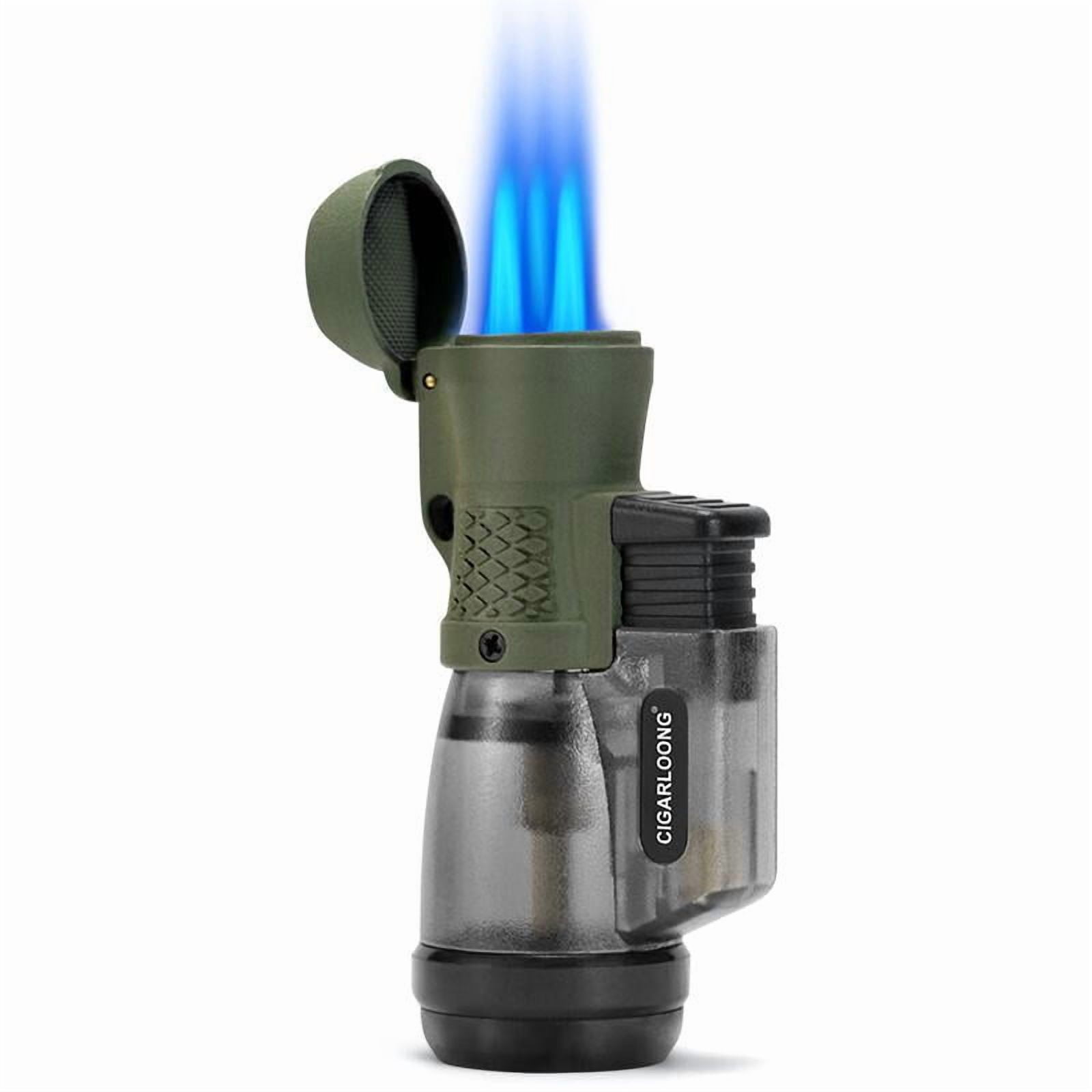 Portable Cigar Lighter Multifunctional Windproof Cigar Light Outdoor Barbecue