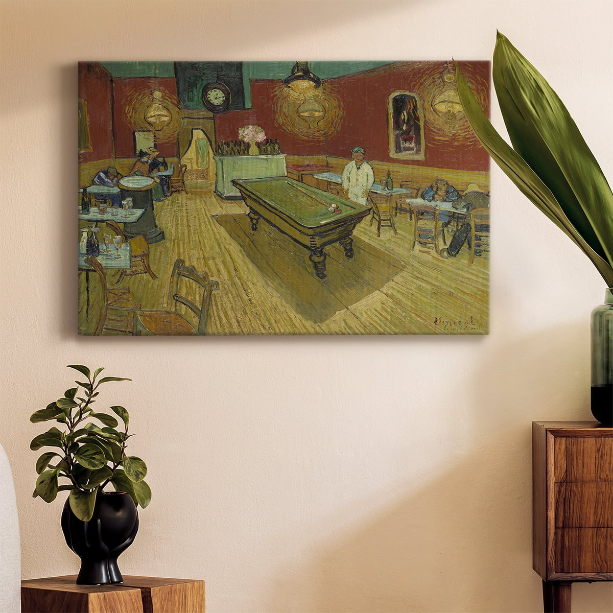 Wexford Home The Night Café - 16" x 20" Gallery Wrapped Canvas, Ready to Hang