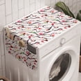 thumbnail image 1 of Abstract Washing Machine Organizer, Floral Interpretation of Watercolor Inspired Splashes Pattern Spots Streaks, Anti-slip Fabric Top Cover for Washer and Dryer, Multicolor, by Ambesonne, 1 of 1