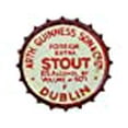 thumbnail image 3 of Guinness Vintage Aluminum Bottle Cap Sign (Red) - Metal Wall Decor, 3 of 10
