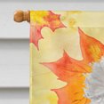 thumbnail image 3 of Carolines Treasures BB9526CHF Blanc Standard Poodle Drapeau d'Automne Maison en Toile, 3 of 4