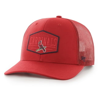 47 Brand Men's Red, Tan St. Louis Cardinals Four Stroke Clean Up Trucker  Snapback Hat