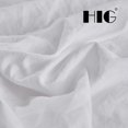 thumbnail image 5 of 3 Piece Pre-Washed Queen Off White Duvet Cover Set - 2 Layers Ruffle with Solid Color Design - Farmhouse Style Farmer House Comforter Cover Set with 4 Corner Ties - Zipper Closure (Hans), 5 of 12