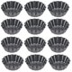 thumbnail image 1 of 12 piezas/juego de moldes antiadherentes para pasteles, moldes para muffins, tartas de pizza, tartas de huevo, 1 of 3
