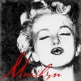 thumbnail image 2 of Grey, Jace 12x12 Black Ornate Wood Framed with Double Matting Museum Art Print Titled - Marilyn, 2 of 4