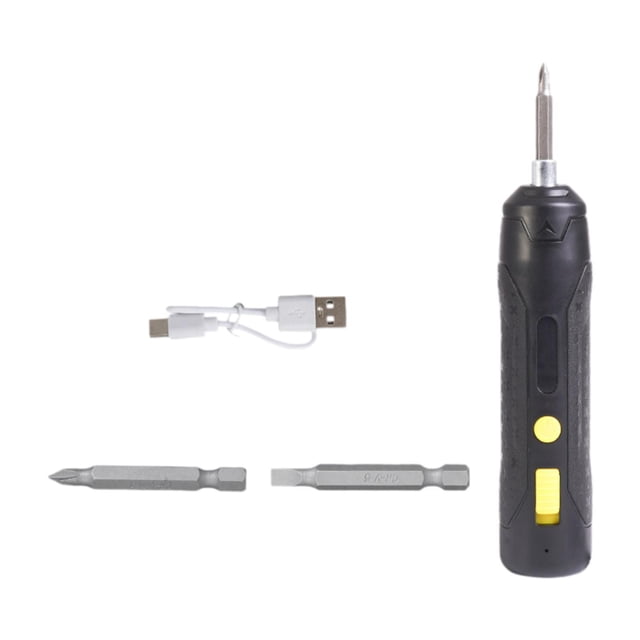 Mini destornillador eléctrico inalámbrico recargable multifuncional 18x3cm portátil Estándar