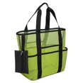 thumbnail image 2 of Bolsa de playa Cola Organizador de playa de malla grande Verde, 2 of 7