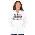 thumbnail image 3 of Christian Pink Ribbon Breast Cancer Womens Plus Size Graphic Zipper Hoodie Brisco Brands 3X, 3 of 5