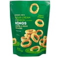 thumbnail image 2 of 2 Packs Trader Joe's Sour Cream & Onion Rings Lentil Rice Snacks 2.5oz Each, 2 of 4