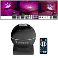 thumbnail image 4 of Luz de proyector con , espectáculos de iluminación de 4 modos, incorporado para Negro Gloria proyector de luz de galaxia, 4 of 7