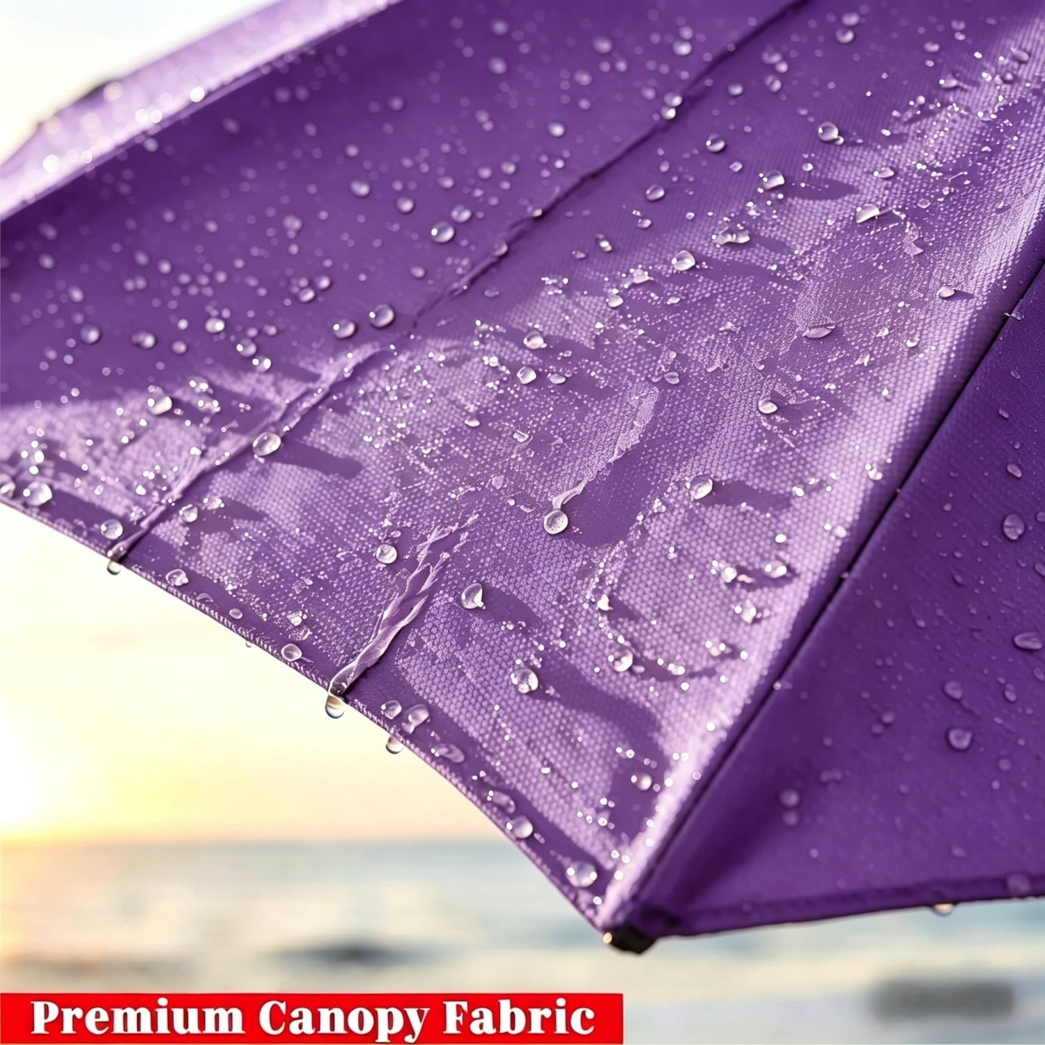 Pipopa 9FT Outdoor Patio Umbrella with Push Button Tiltand Crank, Ourdoor Market Leisure Umbrella for Beach, Garden, Yard, Home, Pool, Purple