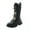 Black, variant on Girls Winter Boots Mid Calf Height Boots With Soft Comfortable Non Sole For Everyday Wear Classic Styles ,Girls Boots Sizes 10.5 White(4-4.5 Years)