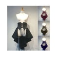 thumbnail image 2 of New Harajuku Vintage Victorian Burlesque Skirt Y2K Retro Gothic Steampunk Corset Costume Punk Black Fashion Bustle Skirts, 2 of 7