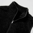 thumbnail image 6 of Women's Vest Womens Fleece Vest Zip Up Sleeveless Fuzzy Fall Outfits Cold Weather Clothes for Women, 6 of 8
