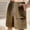 Brown, variant on Gspmoly Mens Shorts Casual, Men'S Solid Color Sports Fitness Training Breathable Shorts Pockets Cropped Pants Gym Shorts Summer Savings Clearance Gray XL