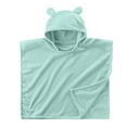 thumbnail image 2 of Kids Flannel Fleece Hooded Bath Towel Poncho - Toddler Baby Boys Girls Fleece Hooded Towel,Absorbent Soft Plush Shower Wrap for Pool Beach, 2 of 7