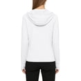 thumbnail image 4 of Garbnen M-4XL Womens Sun Protection Jacket Long Sleeve Zip Up Hoodie Woman with Pockets Summer Hiking Outdoor Womens Sun Shirt with Thumb Holes White XXL, 4 of 5